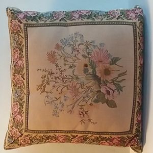 Beautiful French Tapestry Pillow